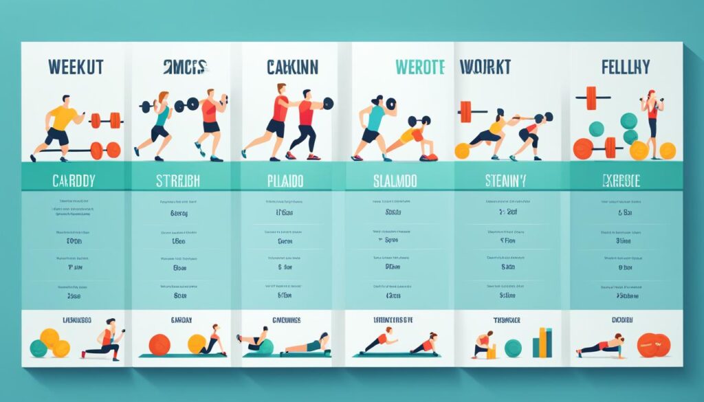 How to create a balanced weekly workout plan?