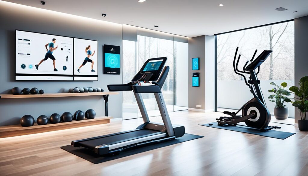 smart home gym features
