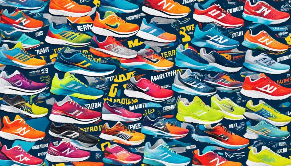 top marathon running shoe brands