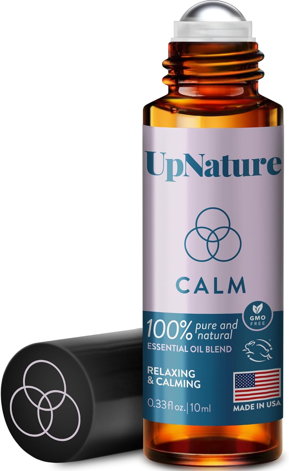 UpNature Calm Essential Oil Roll On Blend – Self Care Gifts for Women – 100% Natural Relaxation Aromatherapy – Ideal Stocking Stuffers