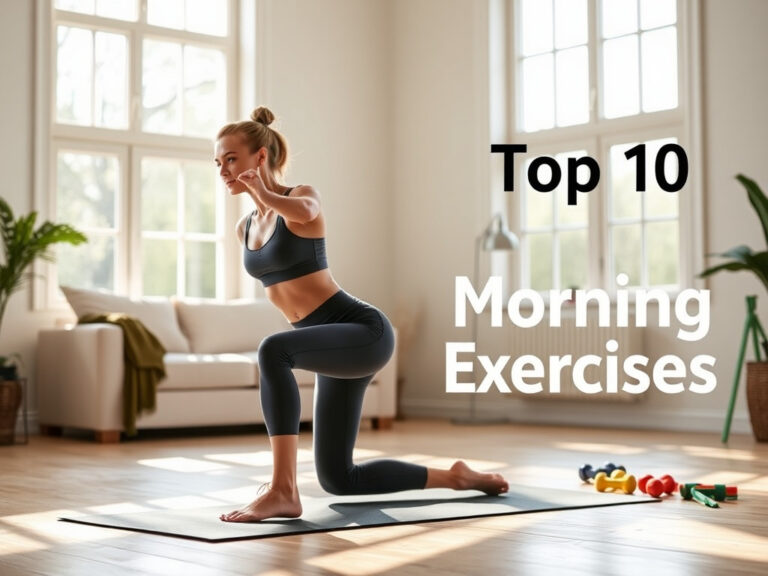 top 10 morning exercises to do at home